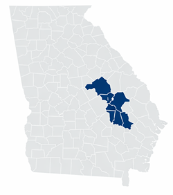 Georgia House District 112 highlighted